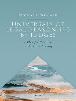 cover image of Universals of Legal Reasoning by Judges